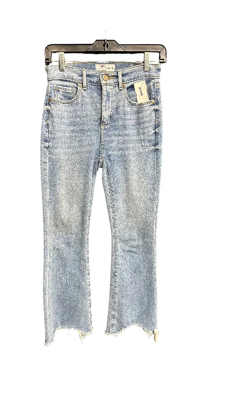 Jeans Cropped By Loft In Blue Denim, Size: 00