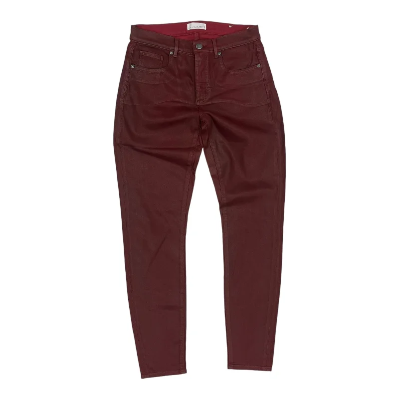 Jeans Skinny By Loft In Red Denim, Size:6