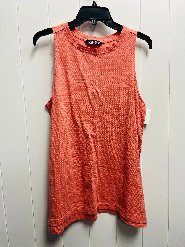 Orange Top Sleeveless Basic The North Face, Size L