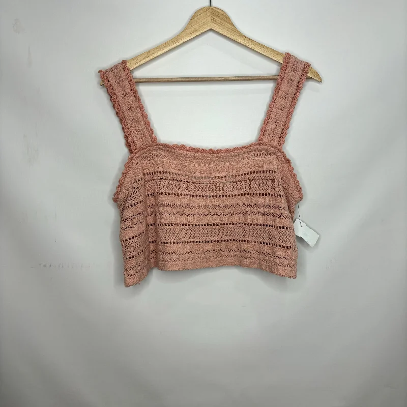 Peach Top Sleeveless Aerie, Size Xl