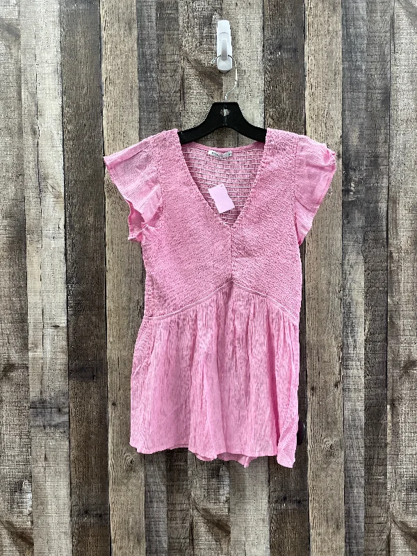 Pink Top Sleeveless Staccato, Size M