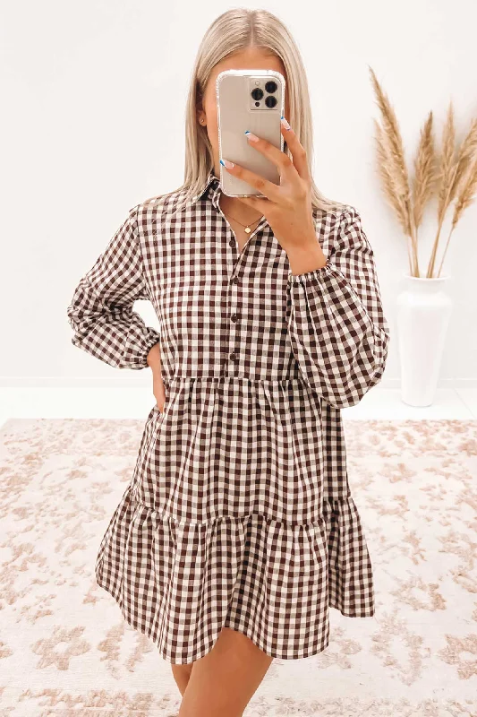 Harlem Check Dress Checkered