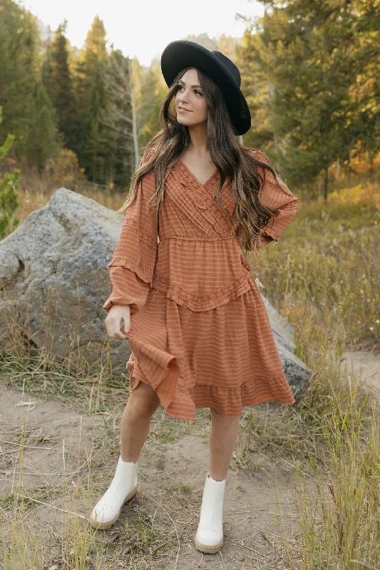 Libbie Dress-Rust