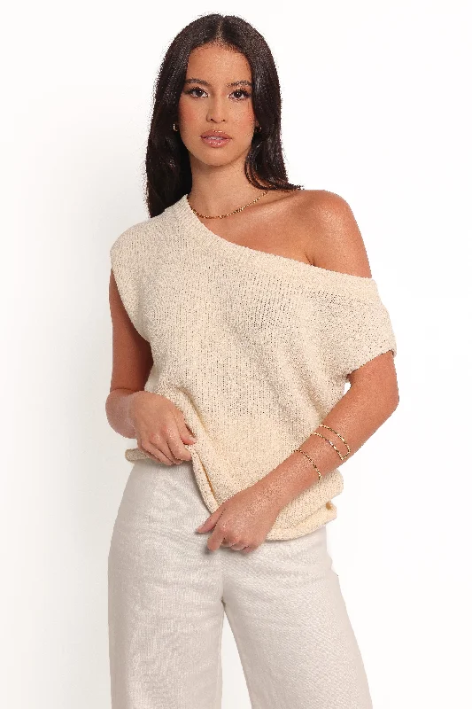 Coco Knit Top - Off White