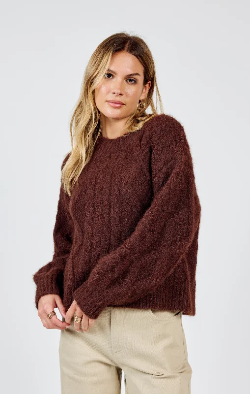 Join Hands Cable Knit Sweater