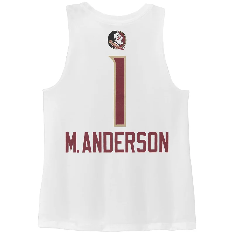 Retro Brand Women's M. Anderson #1 Tank - White