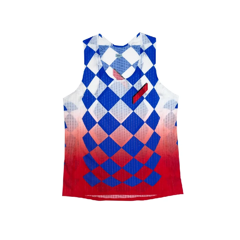 White/ Blue/ Red (Diamond)