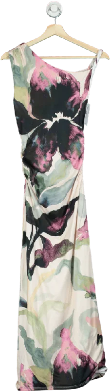 ASOS Design Multicolour Floral Maxi Dress UK 6