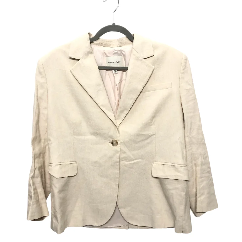 Blazer By Banana Republic In Beige, Size: Xs