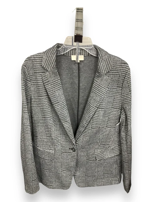 Blazer By Loft In Black & White, Size: L